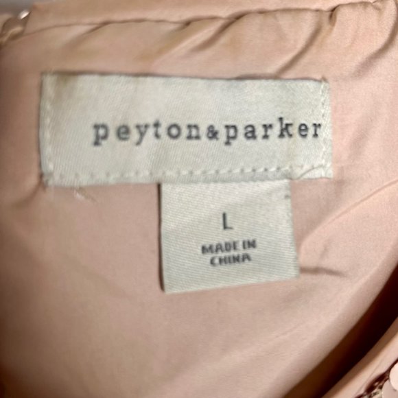 Peyton & Parker Cropped Sequined Cropped Top - Rose Gold - L - Picture 10 of 10